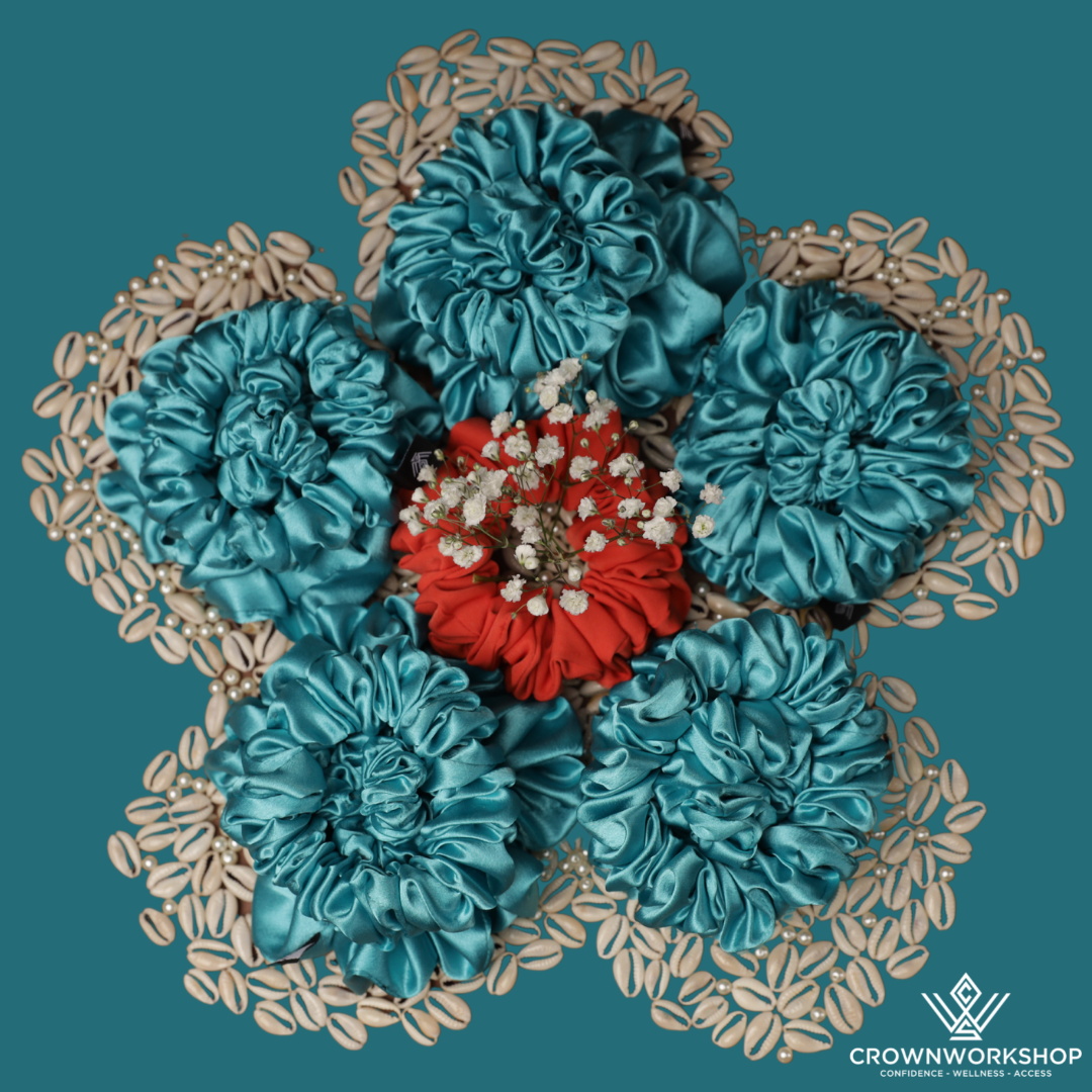 Tenderhearted Turquoise Scrunchies: A Mixed Set